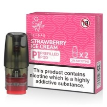 Elf Bar P1 Mate 500 Strawberry Ice Cream Prefilled Vape Pods