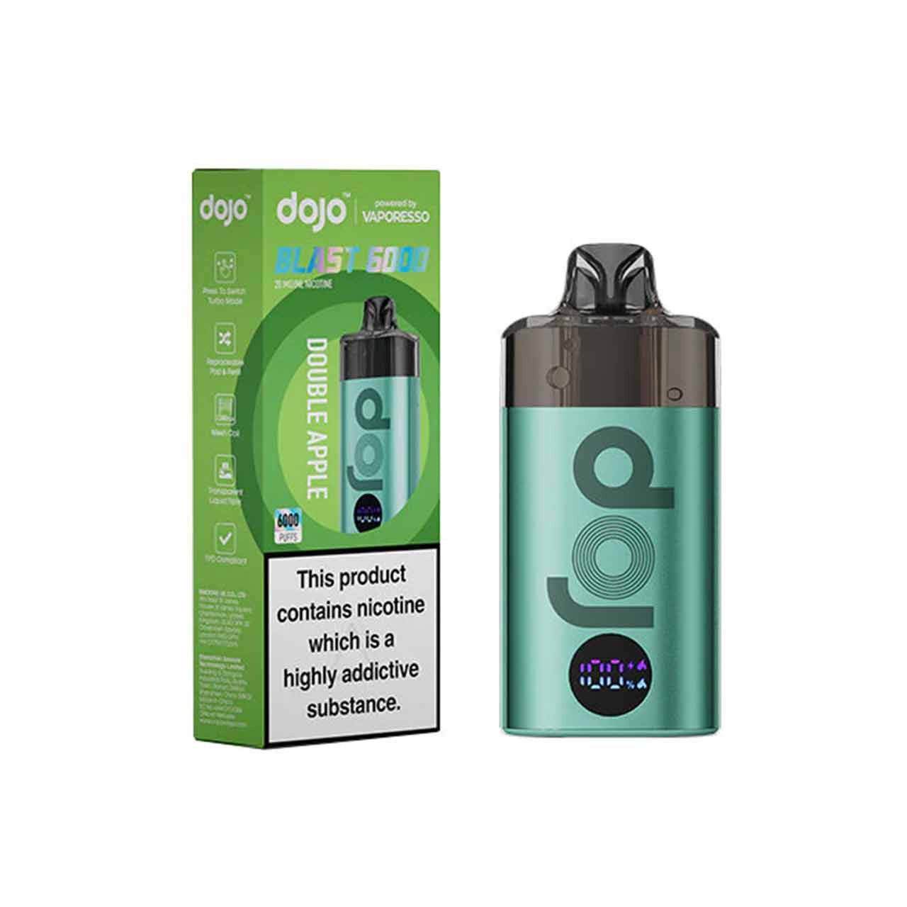 Vaporesso Dojo Blast 6000 Double Apple Prefilled Pod Kit