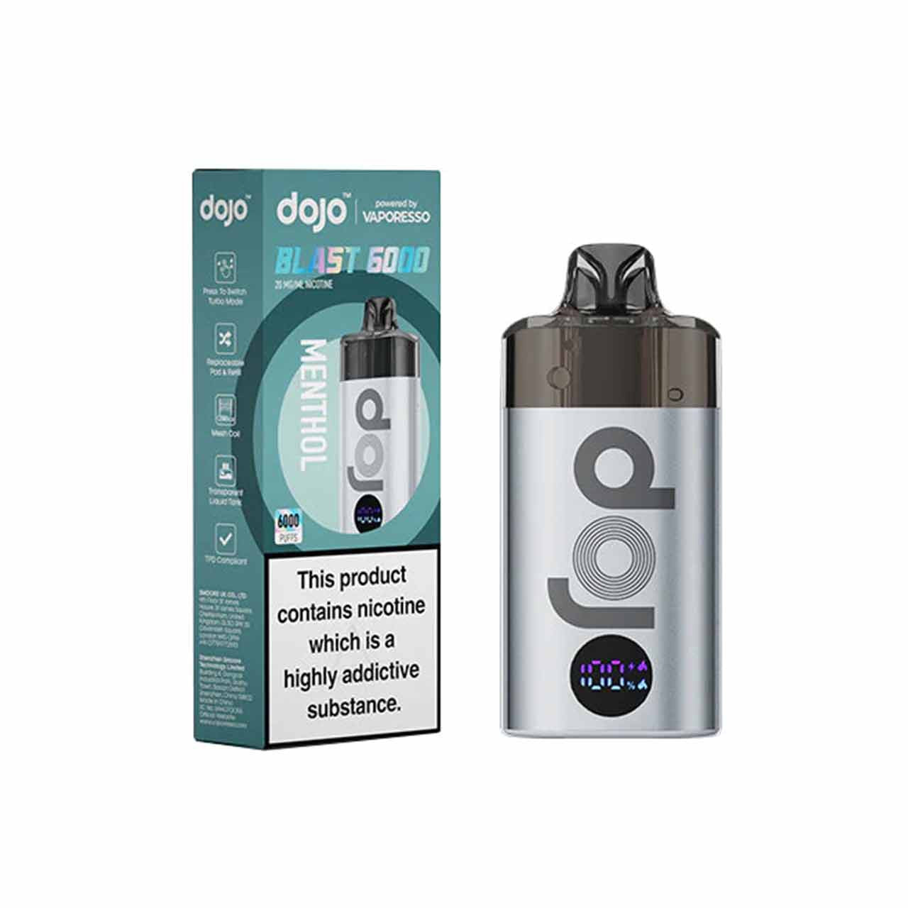 Vaporesso Dojo Blast 6000 Menthol Prefilled Pod Kit