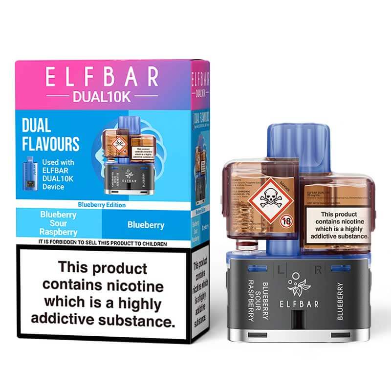 Elf Bar Dual 10K Blueberry Edition Prefilled Pods