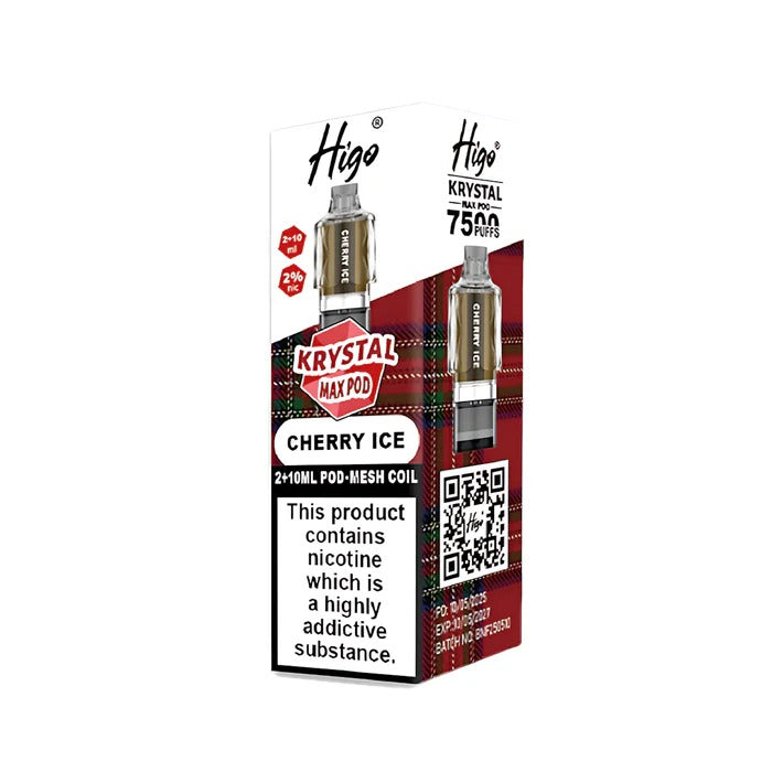 Higo Krystal Max Prefilled Pods Cherry Ice