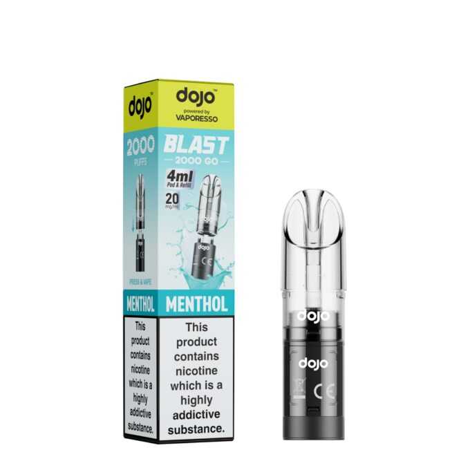 Vaporesso Dojo Blast 2000 Go Compliant Menthol Prefilled Pod