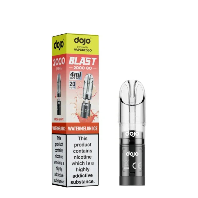 Vaporesso Dojo Blast 2000 Go Compliant Watermelon Ice Prefilled Pod
