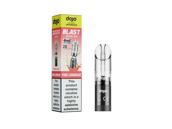 Vaporesso Dojo Blast 2000 Go Compliant Pink Lemonade Prefilled Pod