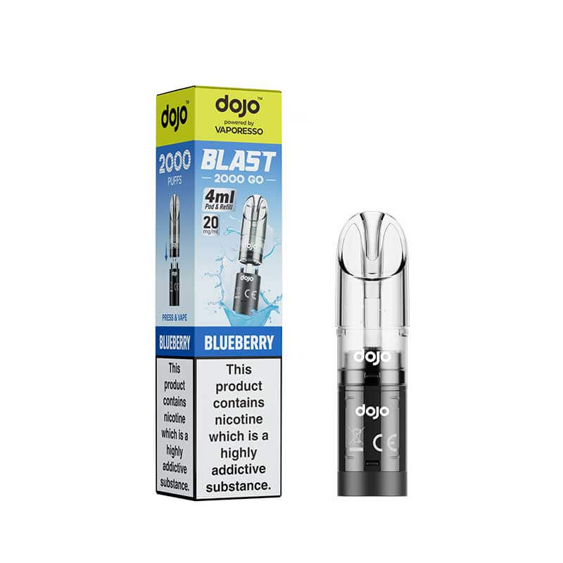 Vaporesso Dojo Blast 2000 Go Compliant Blueberry Prefilled Pod