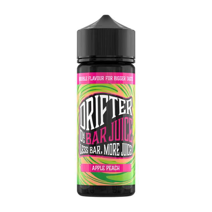 Drifter Bar Juice Apple Peach 100ml Shortfill + 2 Free Nic Shots