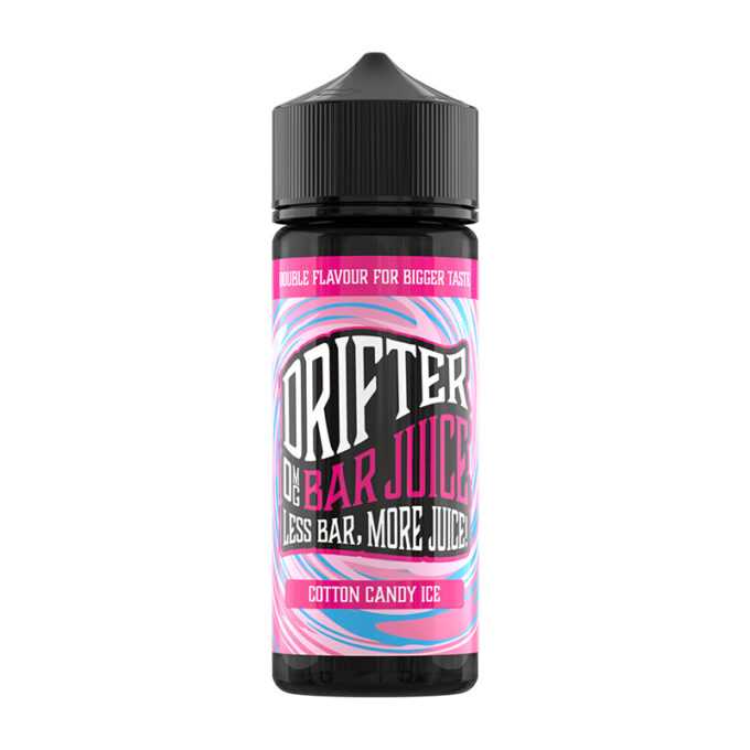 Drifter Bar Juice Cotton Candy Ice 100ml Shortfill + 2 Free Nic Shots