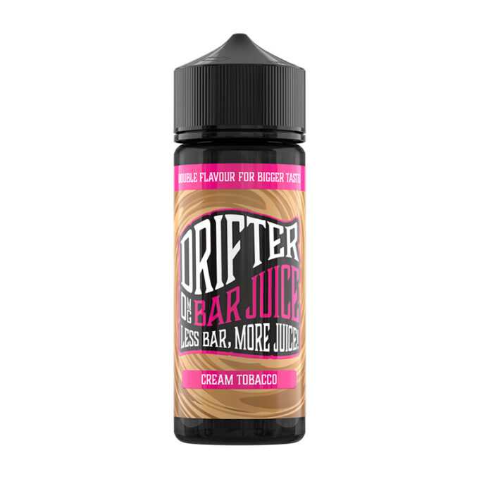 Drifter Bar Juice Cream Tobacco 100ml Shortfill + 2 Free Nic Shots