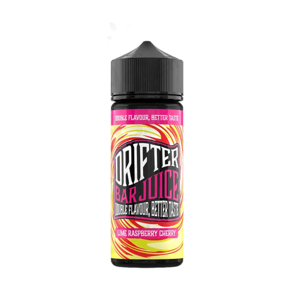 Drifter Bar Juice Lime Raspberry Cherry 100ml Shortfill + 2 Free Nic Shots