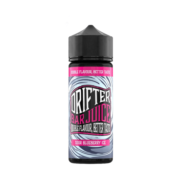 Drifter Bar Juice Sour Blueberry Ice 100ml Shortfill + 2 Free Nic Shots
