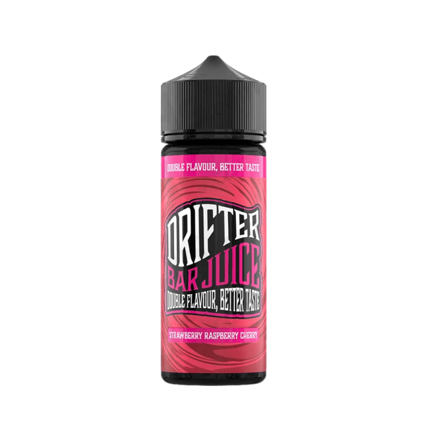 Drifter Bar Juice Strawberry Raspberry Cherry 100ml Shortfill + 2 Free Nic Shots