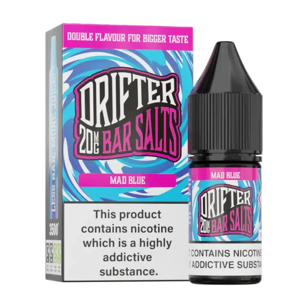 Drifter Bar Salts 10ml Mad Blue Nic Salt