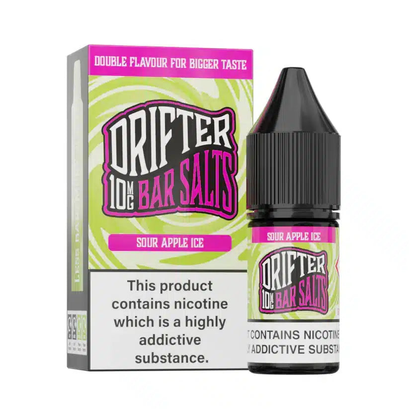 Drifter Bar Salts 10ml Sour Apple Ice Nic Salt