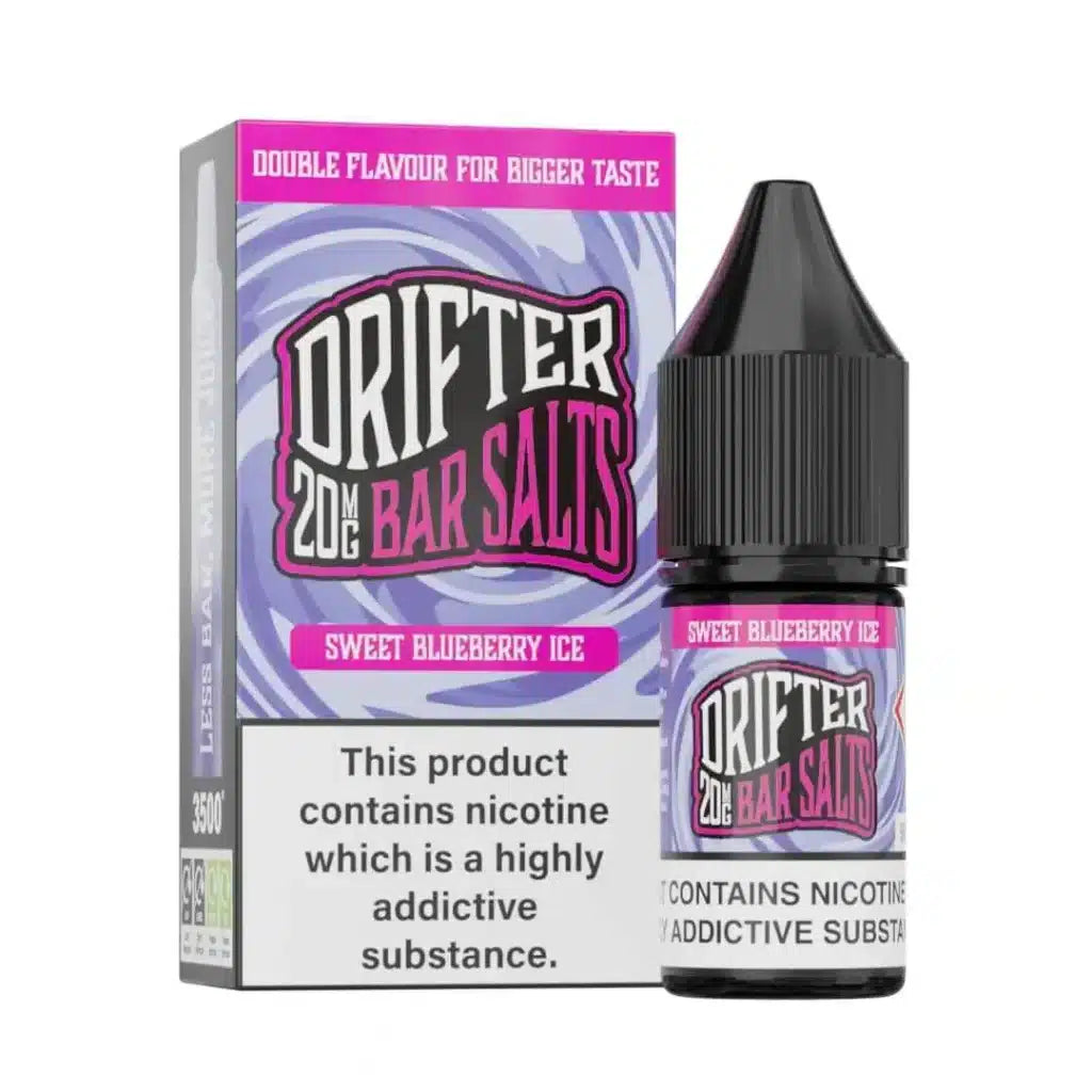 Drifter Bar Salts 10ml Sweet Blueberry Ice Nic Salt