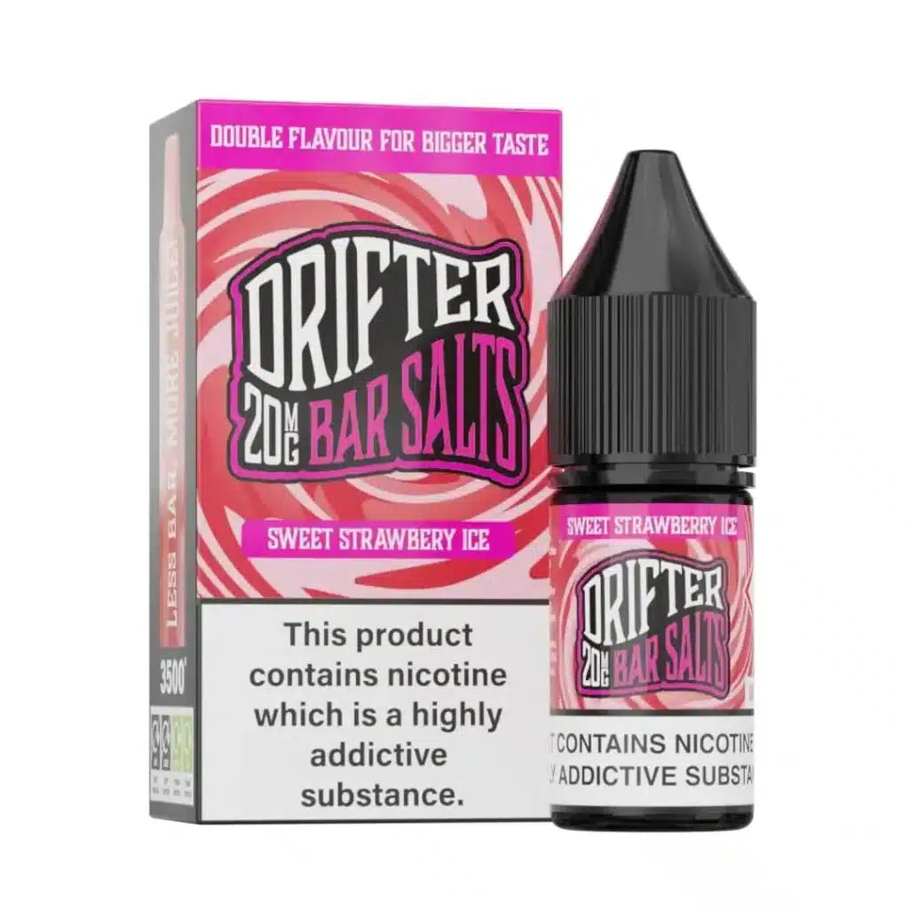 Drifter Bar Salts 10ml Sweet Strawberry Ice Nic Salt