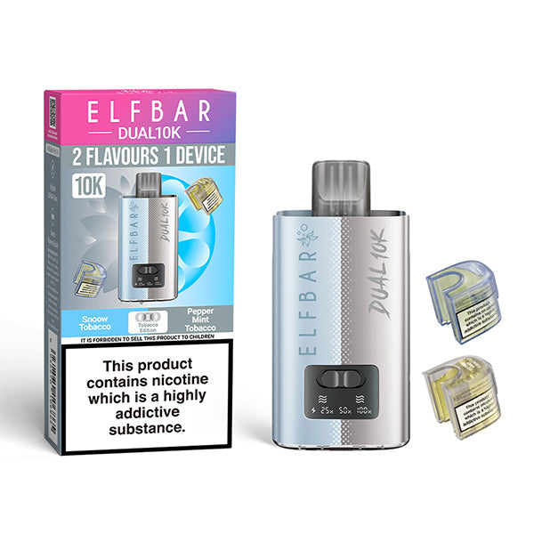 Elf Bar Dual 10K Tobacco Edition Prefilled Pod Vape Kit