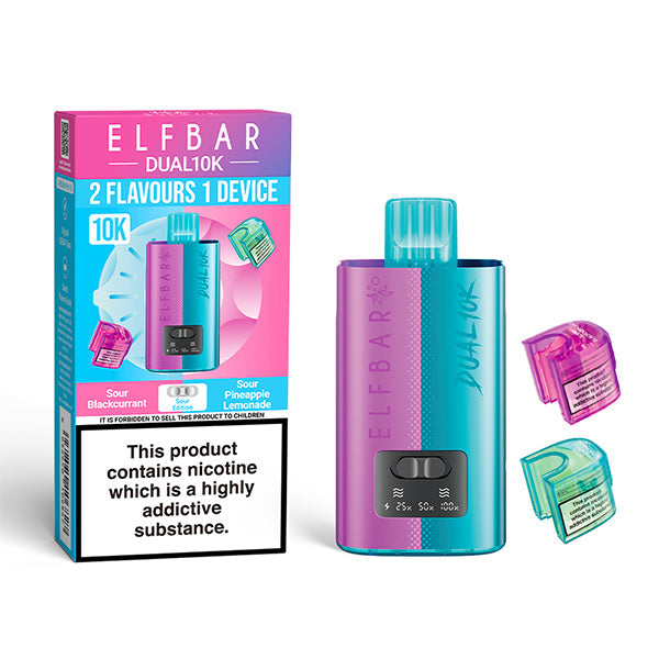 Elf Bar Dual 10K Sour Edition Prefilled Pod Vape Kit