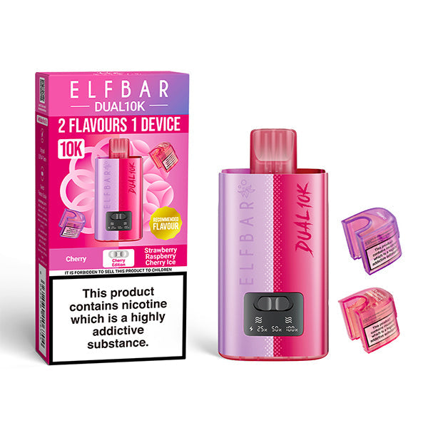 Elf Bar Dual 10K Cherry Edition Prefilled Pod Vape Kit