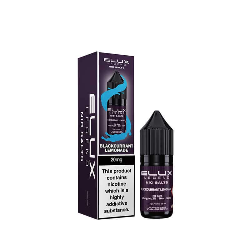 Elux Legend Blackcurrant Lemonade 10mg Nic Salts