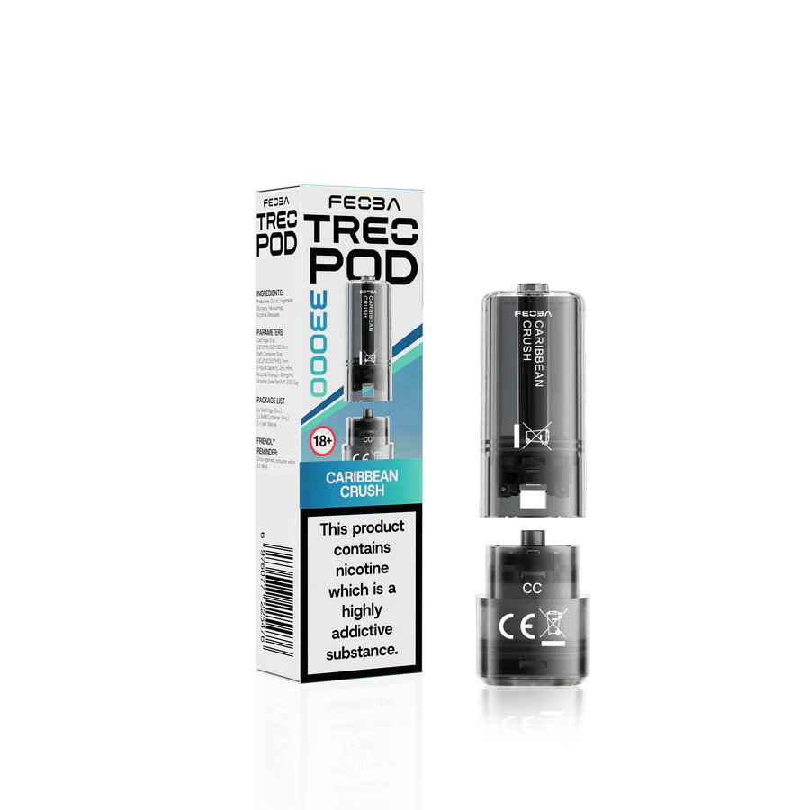 Feoba Treo 33K Caribbean Crush Prefilled Replacement Pods
