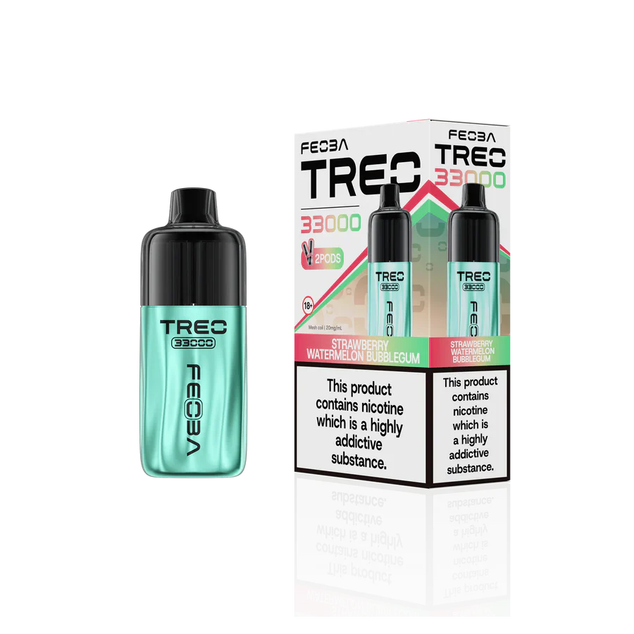 Feoba Treo 33K Strawberry Watermelon Bubblegum Prefilled Pod Kit