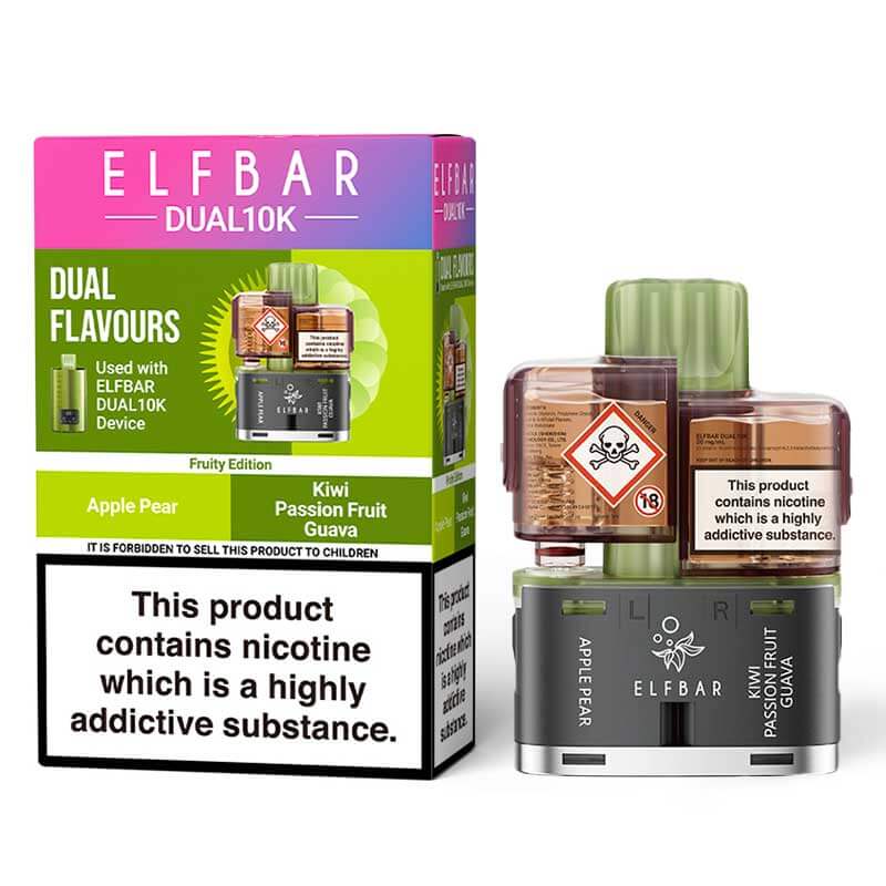Elf Bar Dual 10K Fruity Edition Prefilled Pods