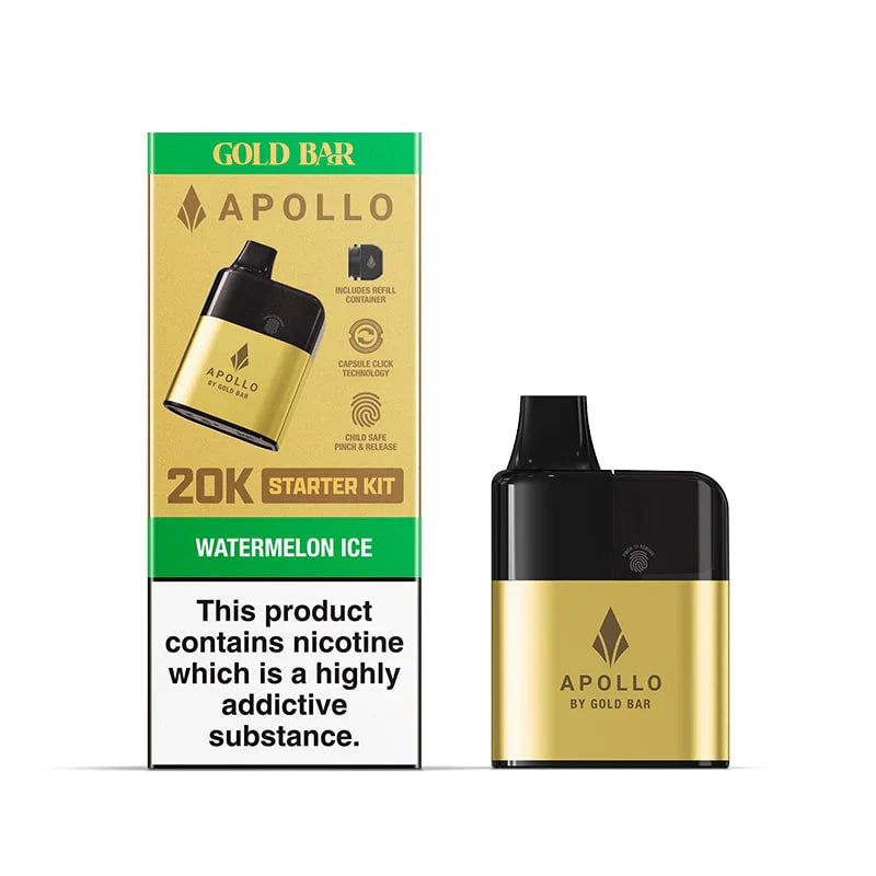 Goldbar 20K Apollo Watermelon Ice AIO Big Puff Device