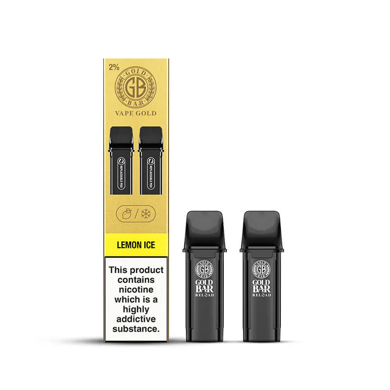 Goldbar Reload Lemon Ice Prefilled Pods Pack of 2