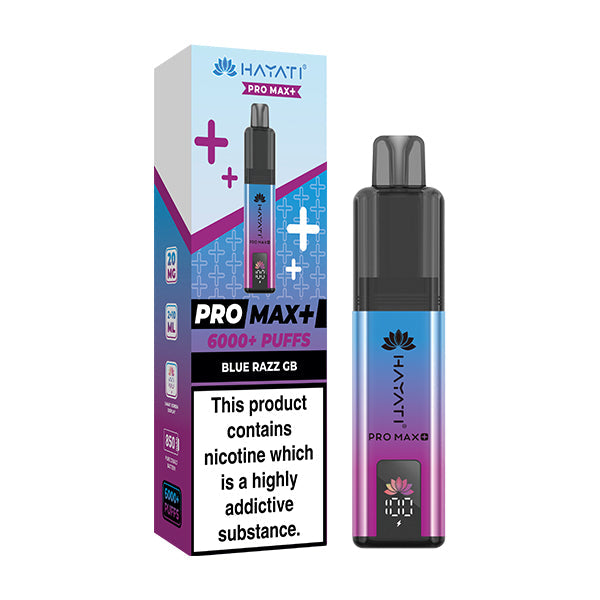 Hayati Pro Max Plus 6000 Blue Razz gb Prefilled Pod Kit