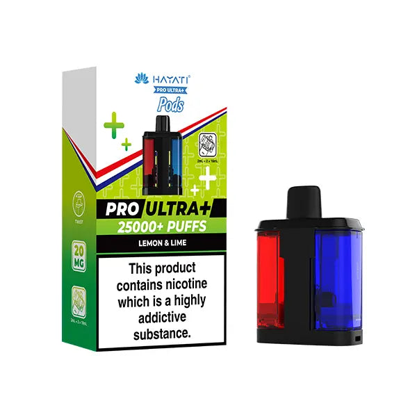 Hayati Pro Ultra Plus 25000 Lemon & Lime Replacement Pods