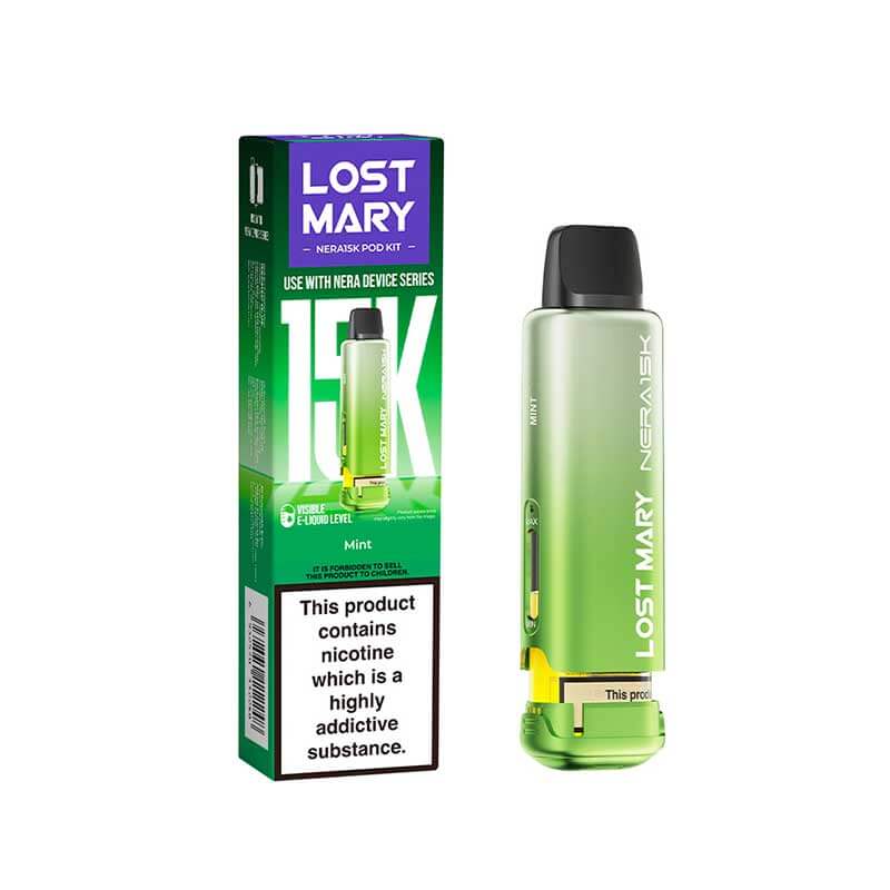 Lost Mary Nera15K Mint Prefilled Vape Pods