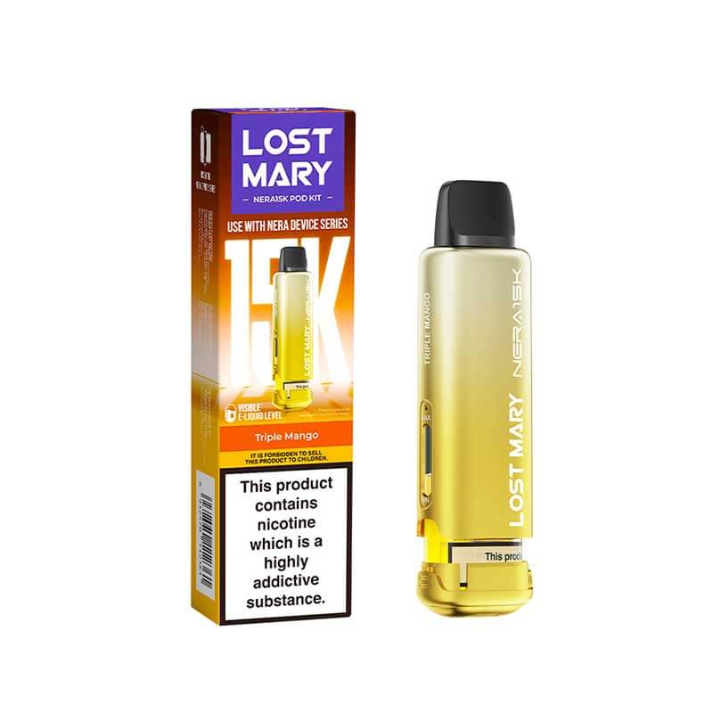 Lost Mary Nera15K Triple Mango Prefilled Vape Pods