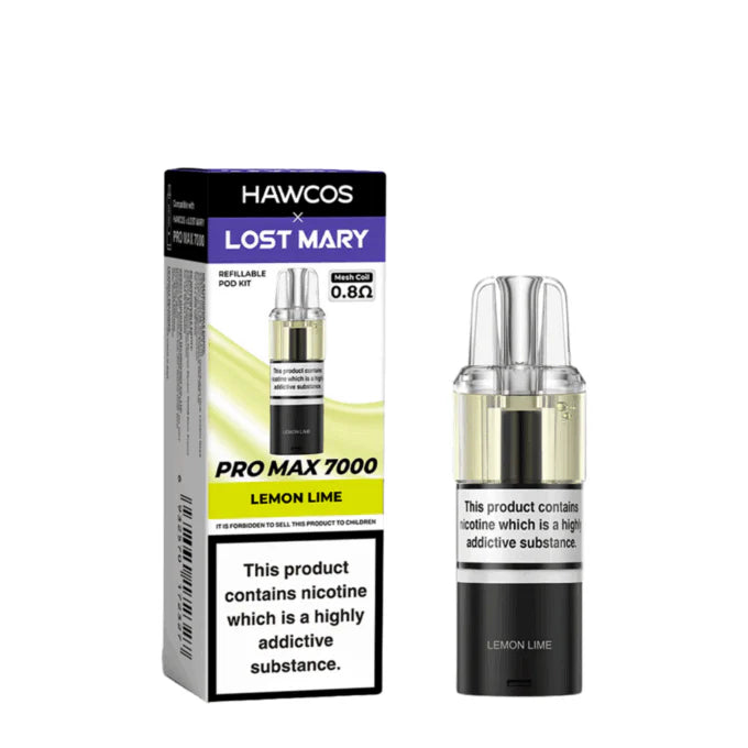 Hawcos x Lost Mary Pro Max 7000 Lemon Lime Replacement Pod