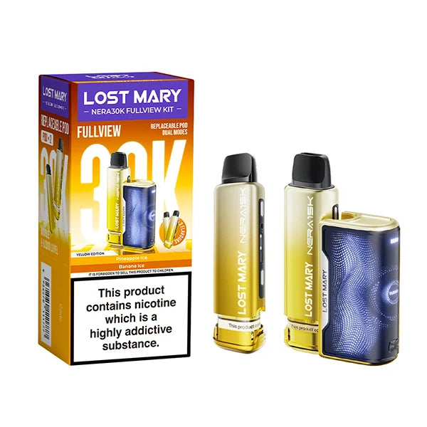 Lost Mary Nera 30K Yellow Edition Fullview Prefilled Pod Kit