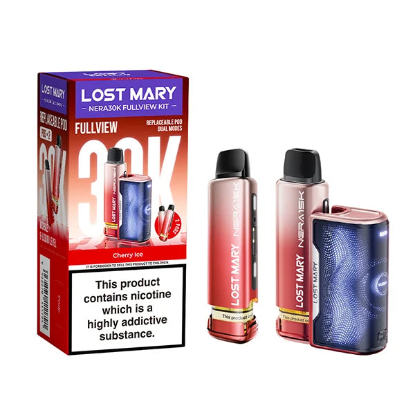 Lost Mary Nera 30K Cherry Ice Fullview Prefilled Pod Kit