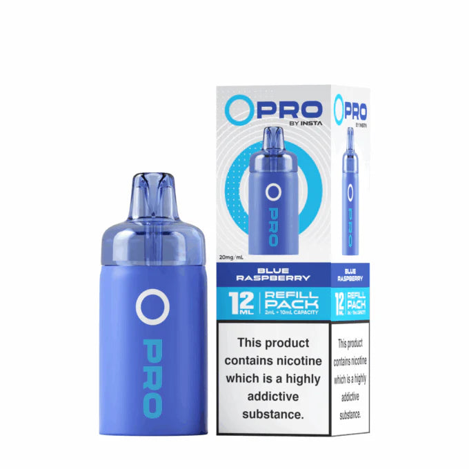 Insta O Pro Blue Raspberry Prefilled Replacement Pod