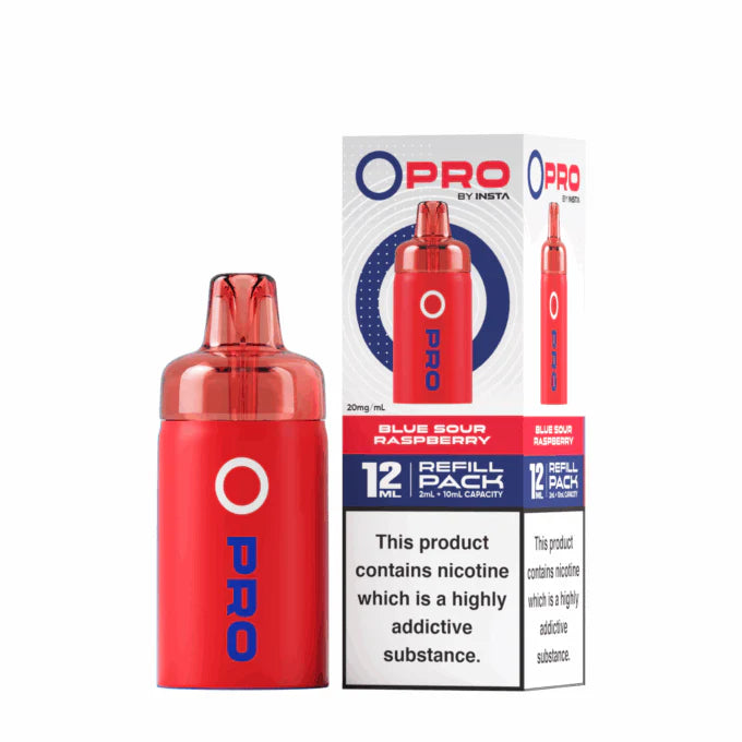 Insta O Pro Blue Sour Raspberry Prefilled Replacement Pod