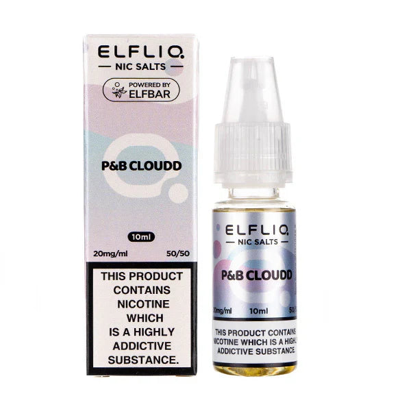 Elf Bar ElfLiq P&B Cloudd Nic Salt E-Liquid 10ml