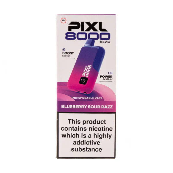 PIXL 8000 Blueberry Sour Razz Prefilled Pod Kit