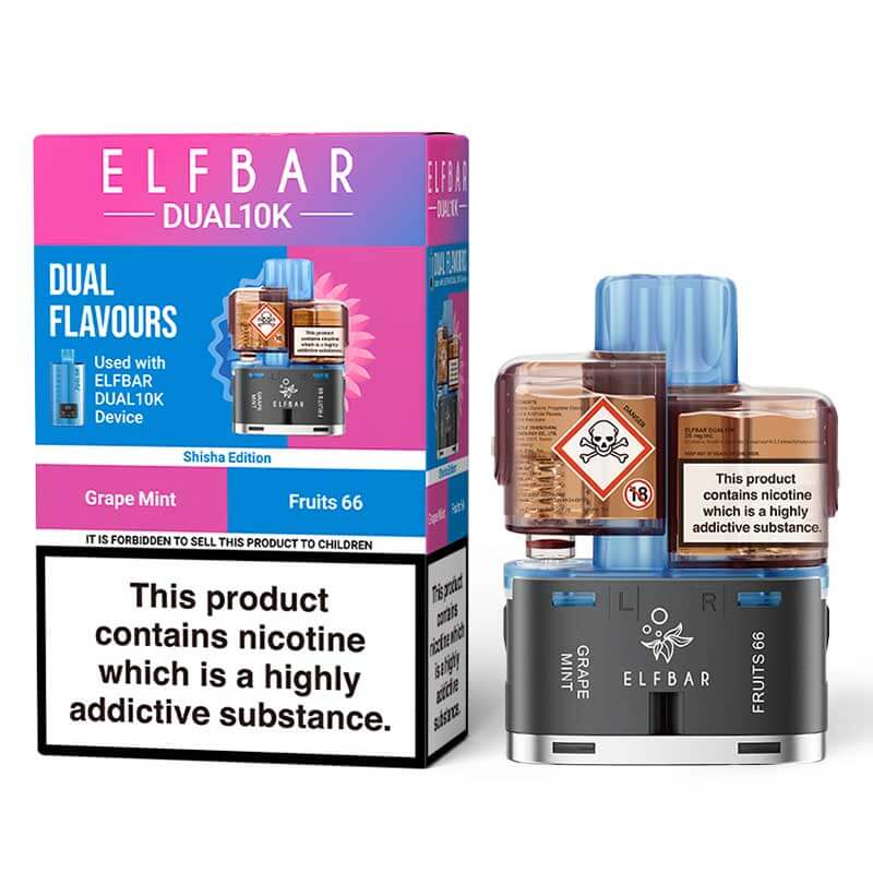 Elf Bar Dual 10K Shisha Edition Prefilled Pods