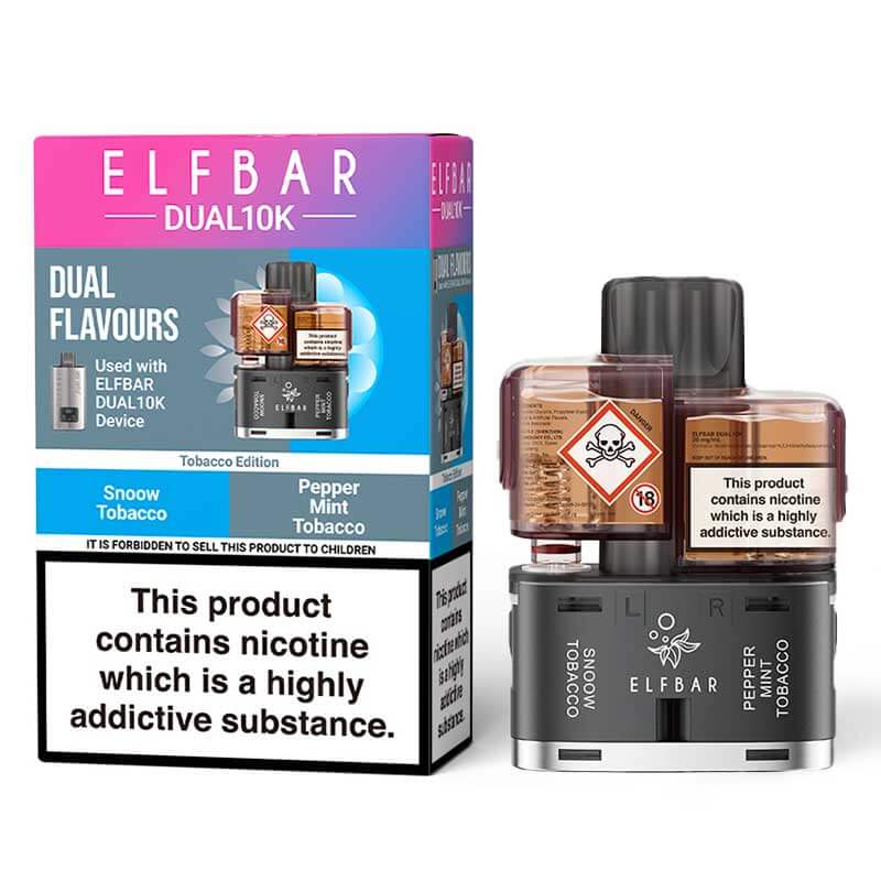 Elf Bar Dual 10K Tobacco Edition Prefilled Pods