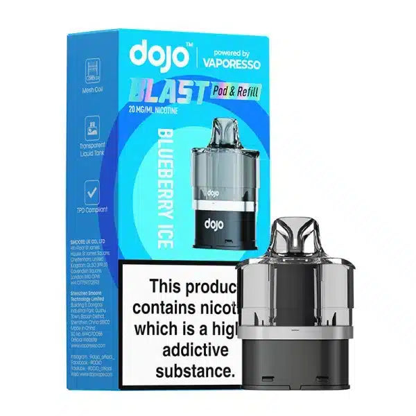 Vaporesso Dojo Blast 6000 Blueberry Ice Prefilled Pods