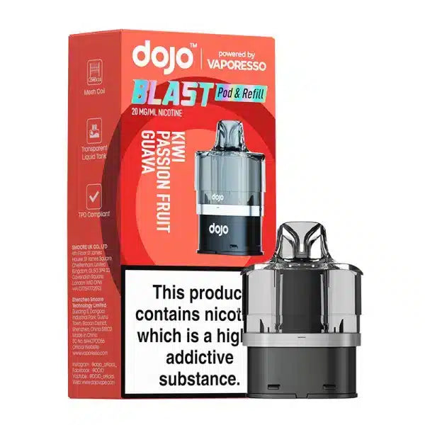 Vaporesso Dojo Blast 6000 Kiwi Passionfruit Guava Prefilled Pods