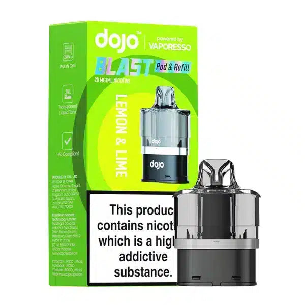 Vaporesso Dojo Blast 6000 Lemon Lime Prefilled Pods