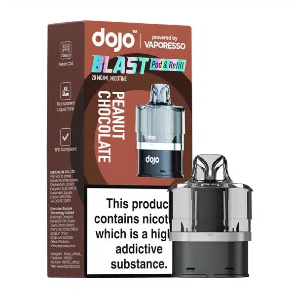Vaporesso Dojo Blast 6000 Peanut Chocolate Prefilled Pods