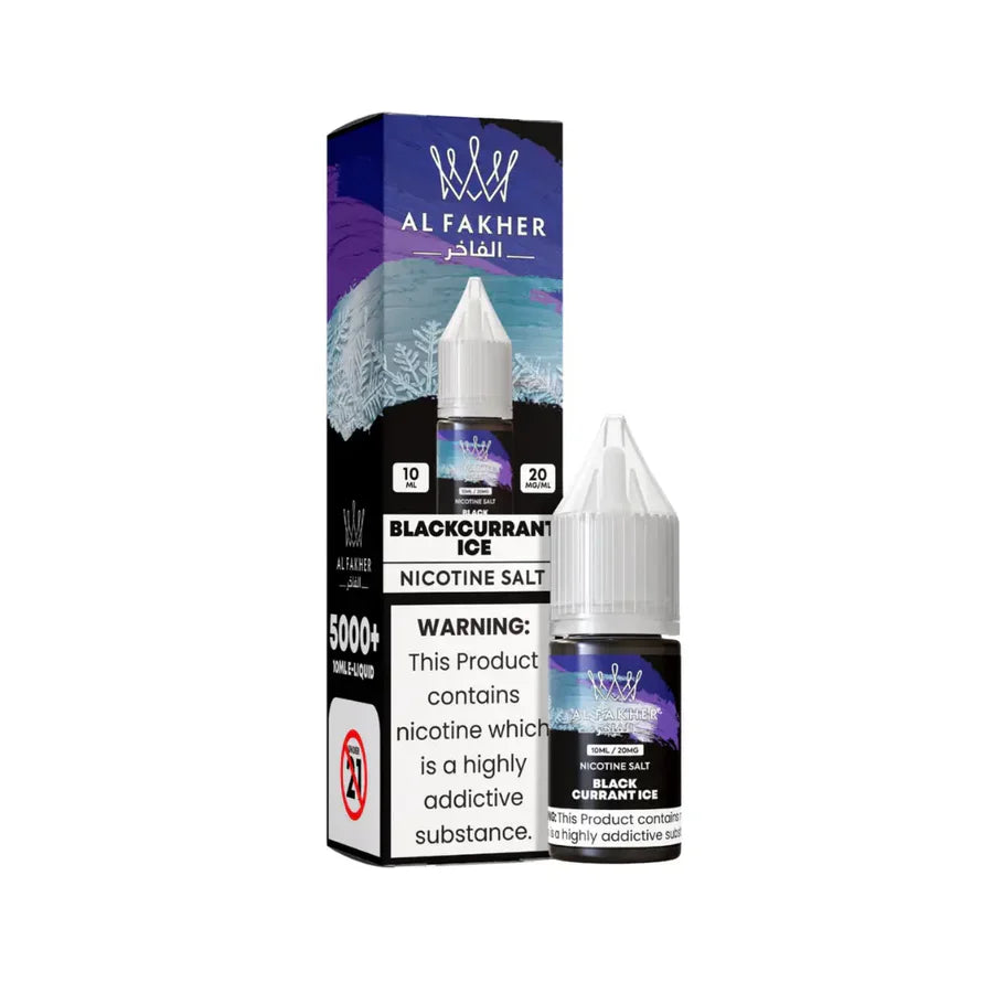 AL Fakher Blackcurrant Ice 10ml Nic Salt E-Liquid