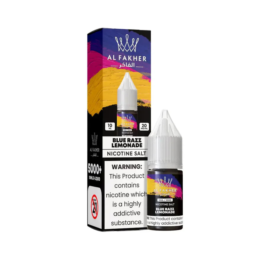 AL Fakher Blue Razz Lemonade 10ml Nic Salt E-Liquid
