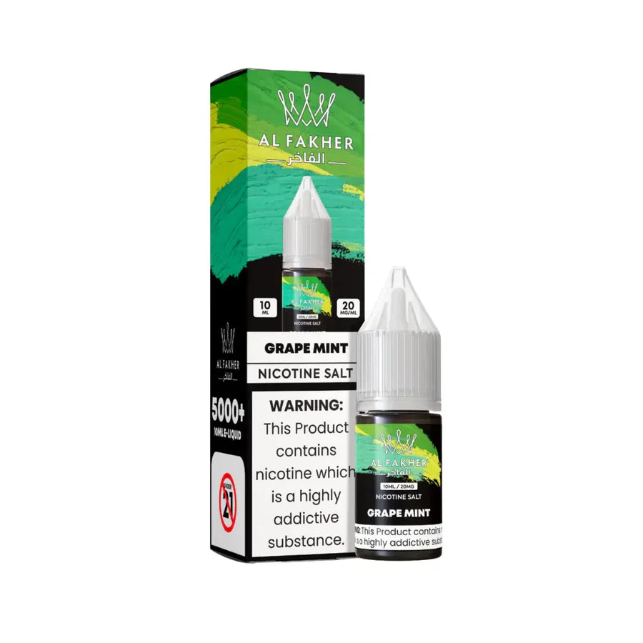 AL Fakher Grape Mint 10ml Nic Salt E-Liquid