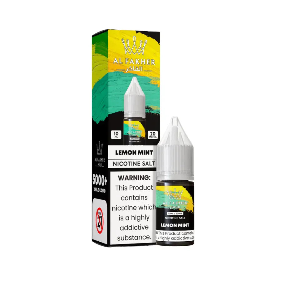 AL Fakher Lemon Mint 10ml Nic Salt E-Liquid