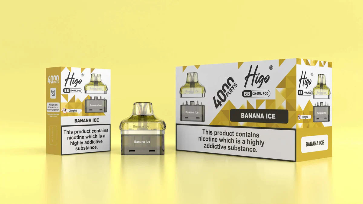 Higo BB Pod 20mg Banana Ice